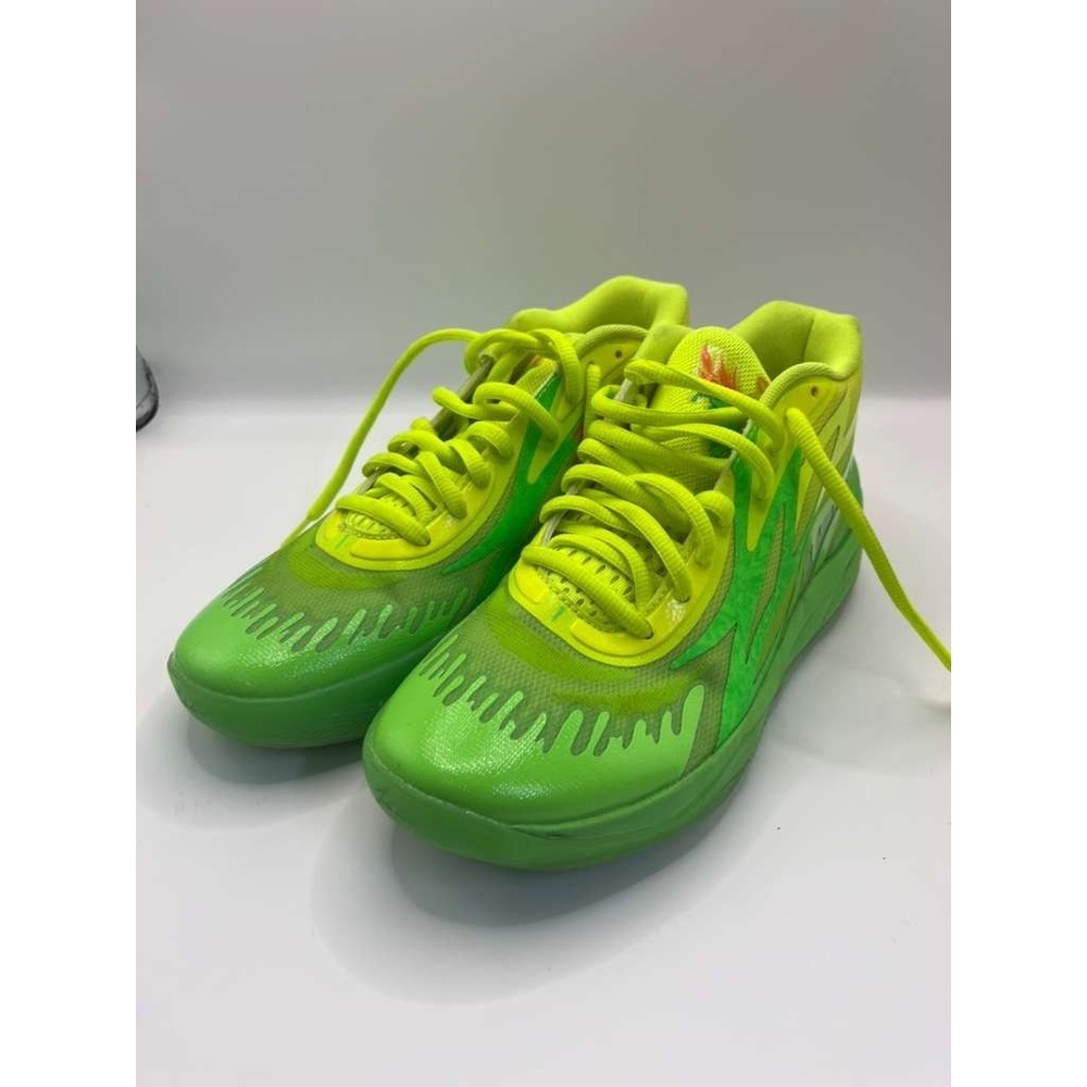 PUMA MB.02 LaMelo Ball Nickelodeon Slime Green Basketball Shoes Men's US 8